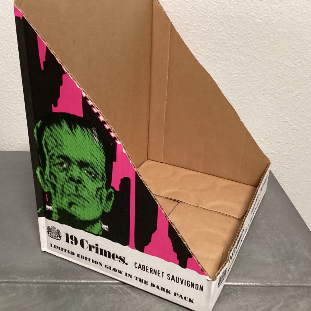 19 Crimes Universal Monsters FRANKENSTEIN Wine Empty Display Box