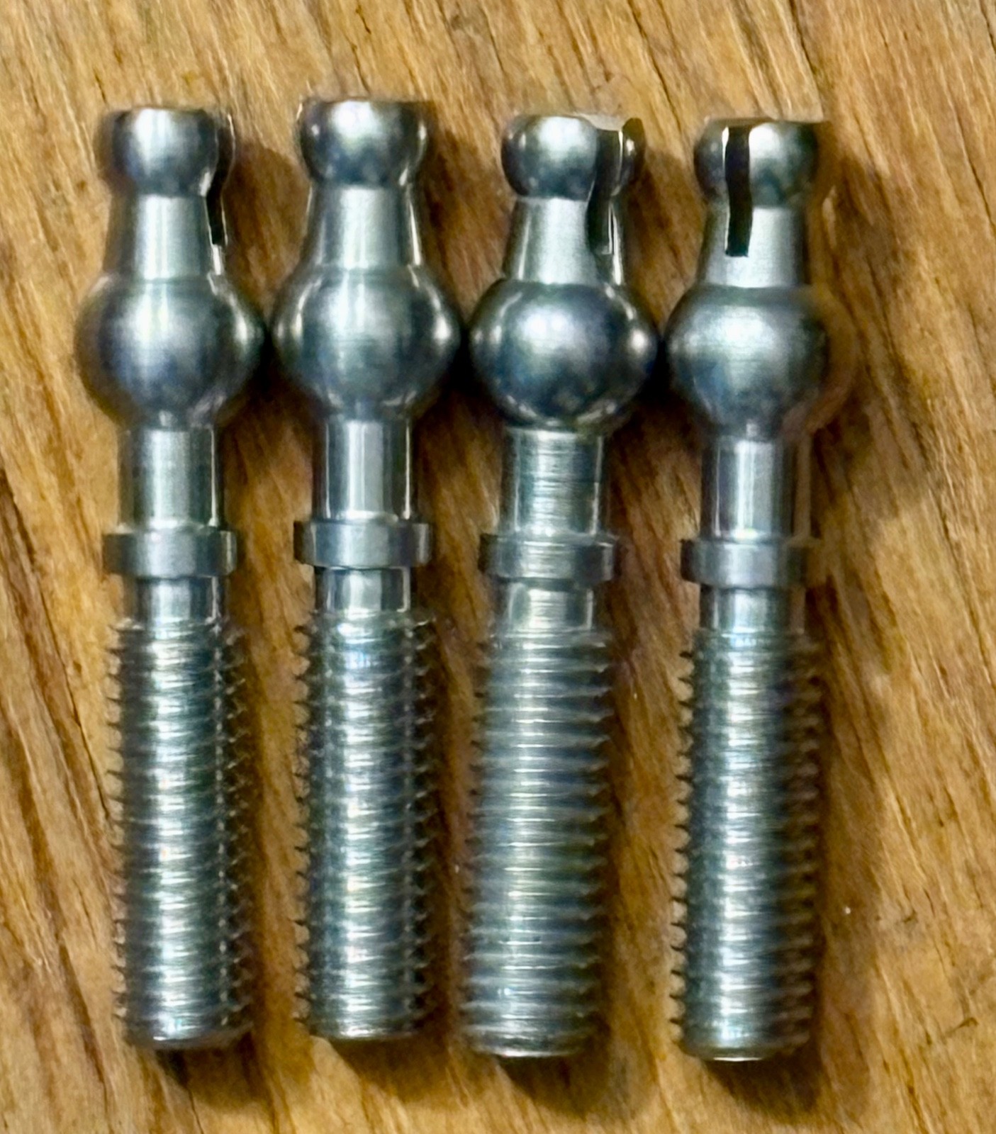 Stainless steel draft beer faucet lever with slot set of four