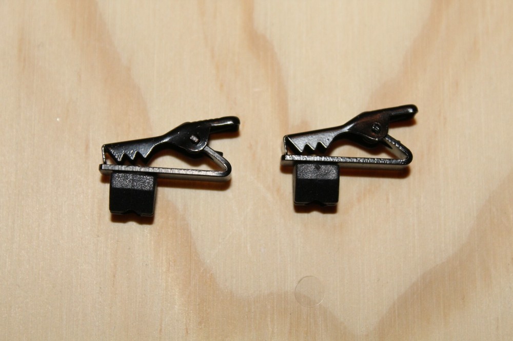 2 PCS Lapel Tie Clips for Lapel Lavaliere Microphones