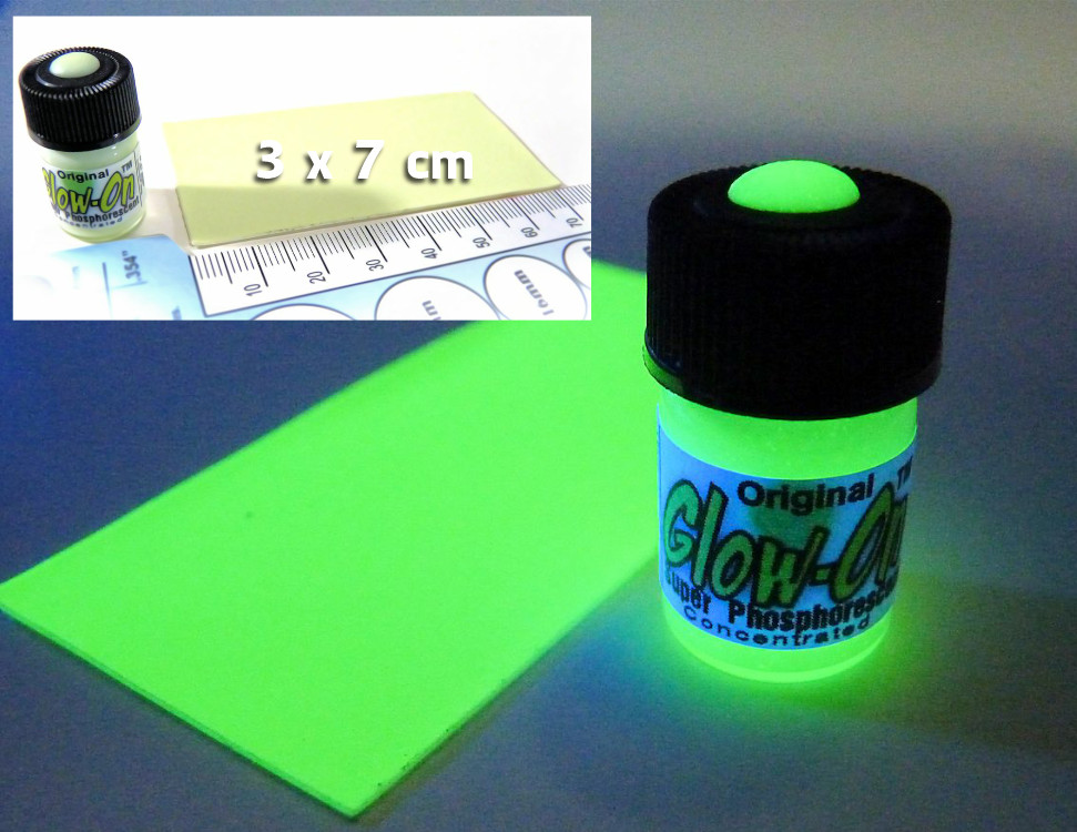 Glow-On Glow Night Sights Kit, Paint & Film 2.3ml paint +7 x 3.3cm Glow Film