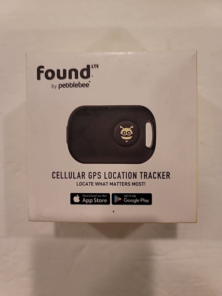 Pebblebee Found LTE Cellular GPS Location Tracker For PETS, Kidz, & LUGGAGE,