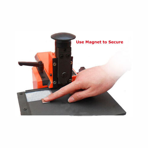 4mm Letter Semi-Automatic Sheet Embosser Metal Stamp Marking Label Printer