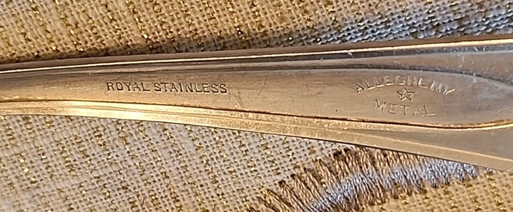 Vintage MCM ~ ROYAL STAINLESS Allegheny Metal ~ Flatware Silverware ~ Assorted