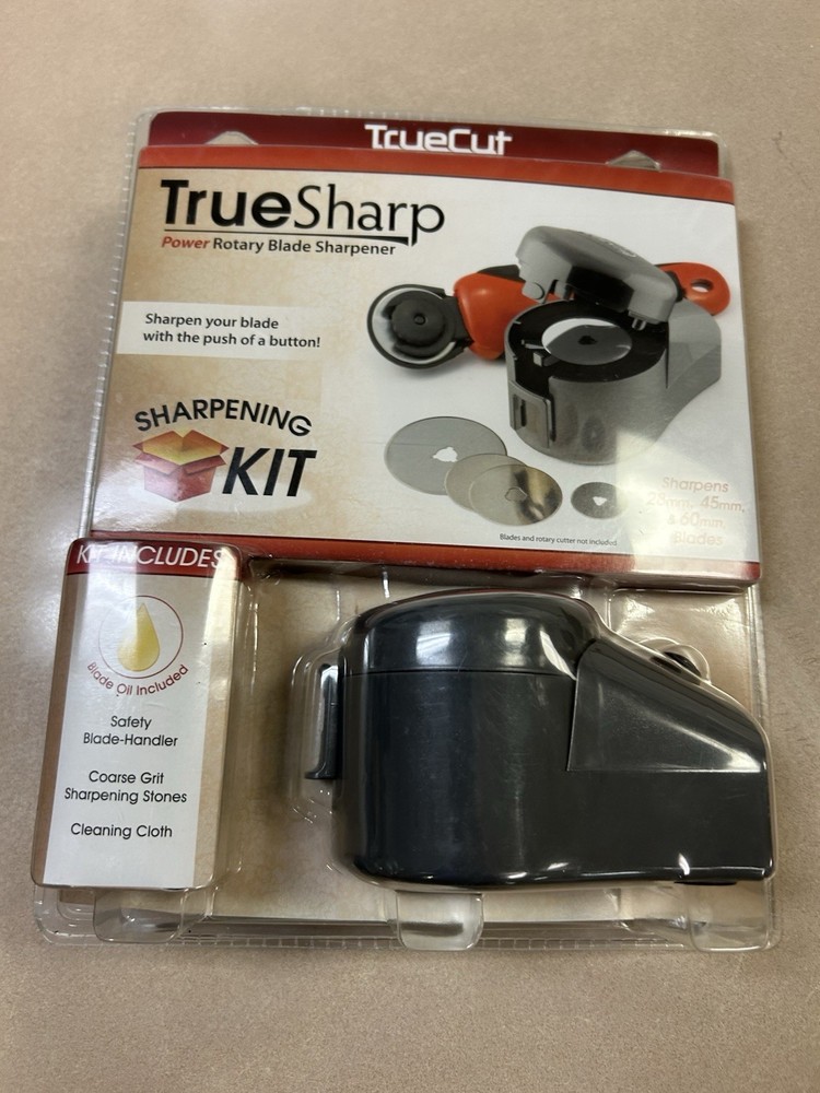 TrueCut True Sharp Power Rotary Blade Sharpening Kit NIB