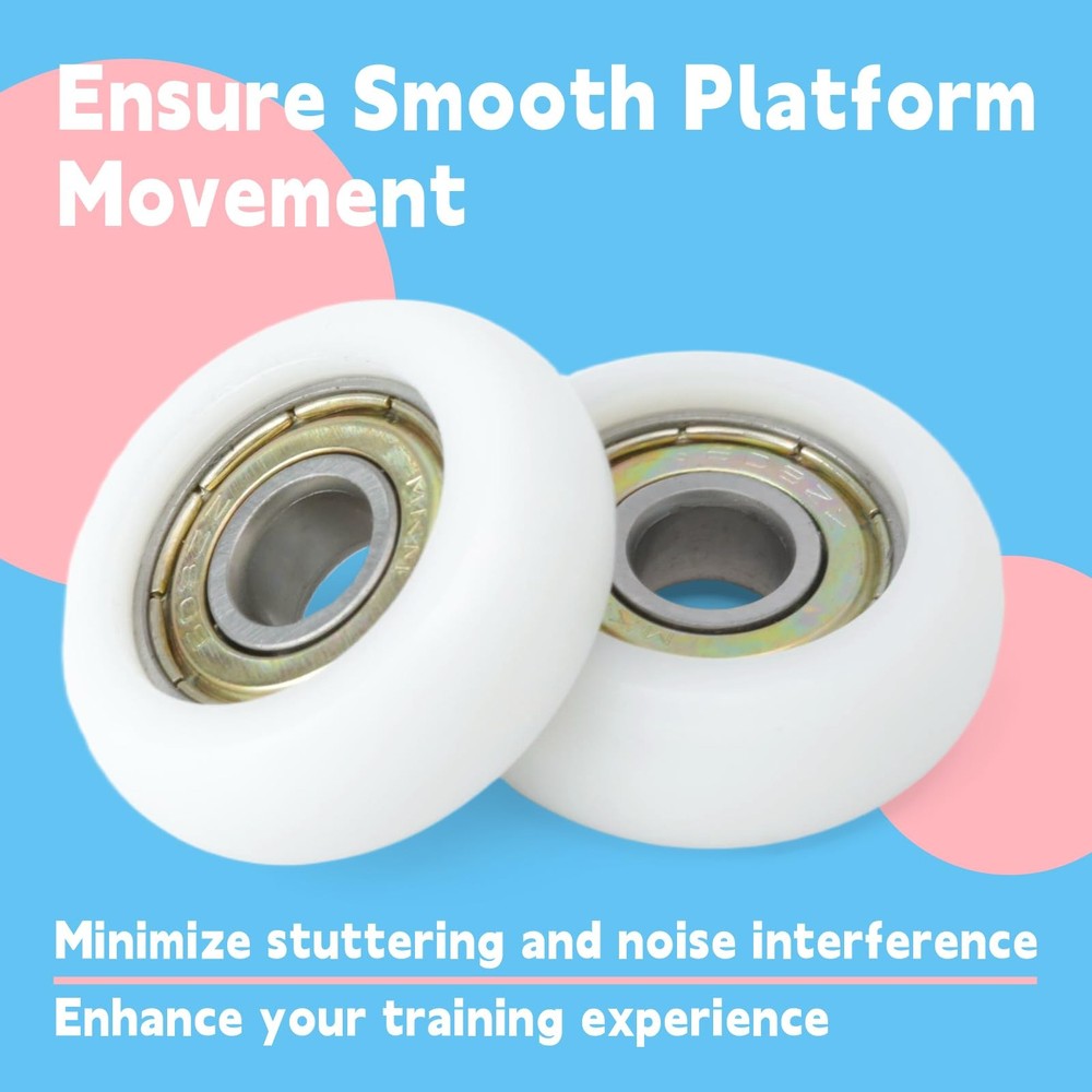 GLOXTED 4Pcs Replacement Roller Wheels Compatible with Aero for Pilates Refor...