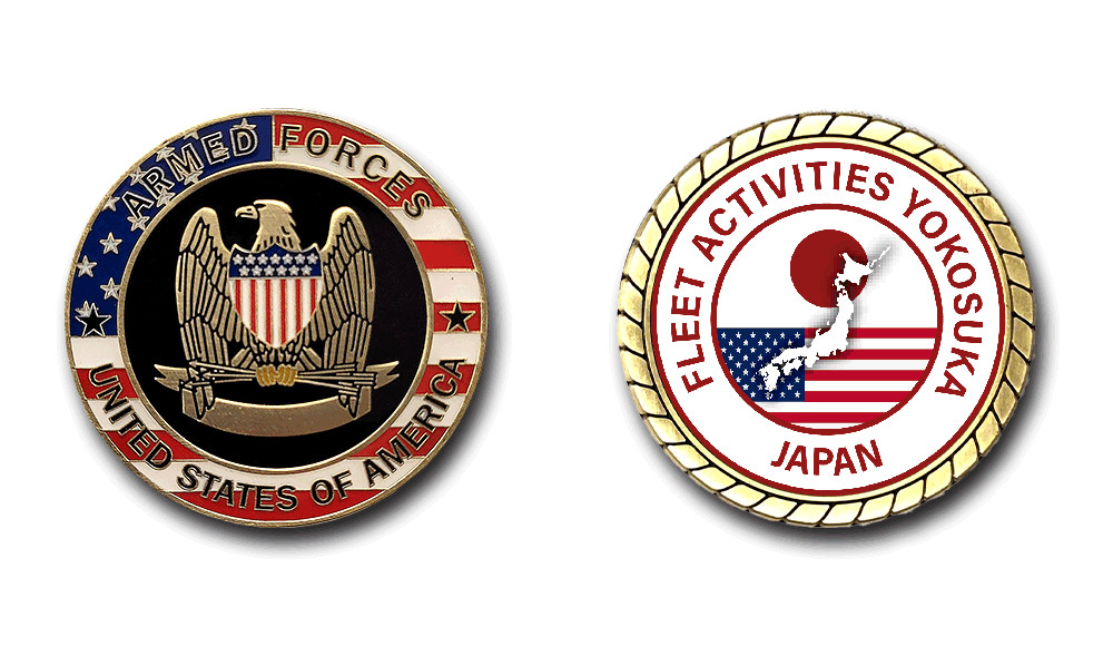 Fleet Activities Yokosuka Japan Challenge Coin