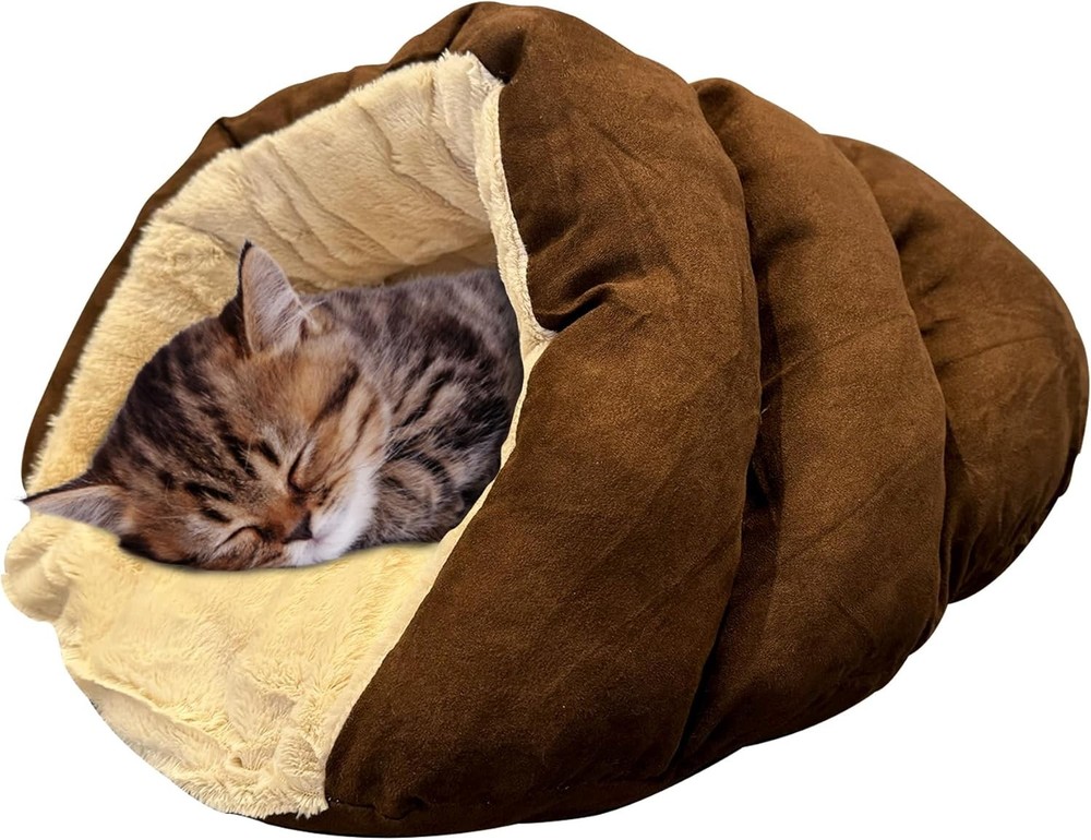 Anti Anxiety Self Warming Cuddle Cave Dog Bed