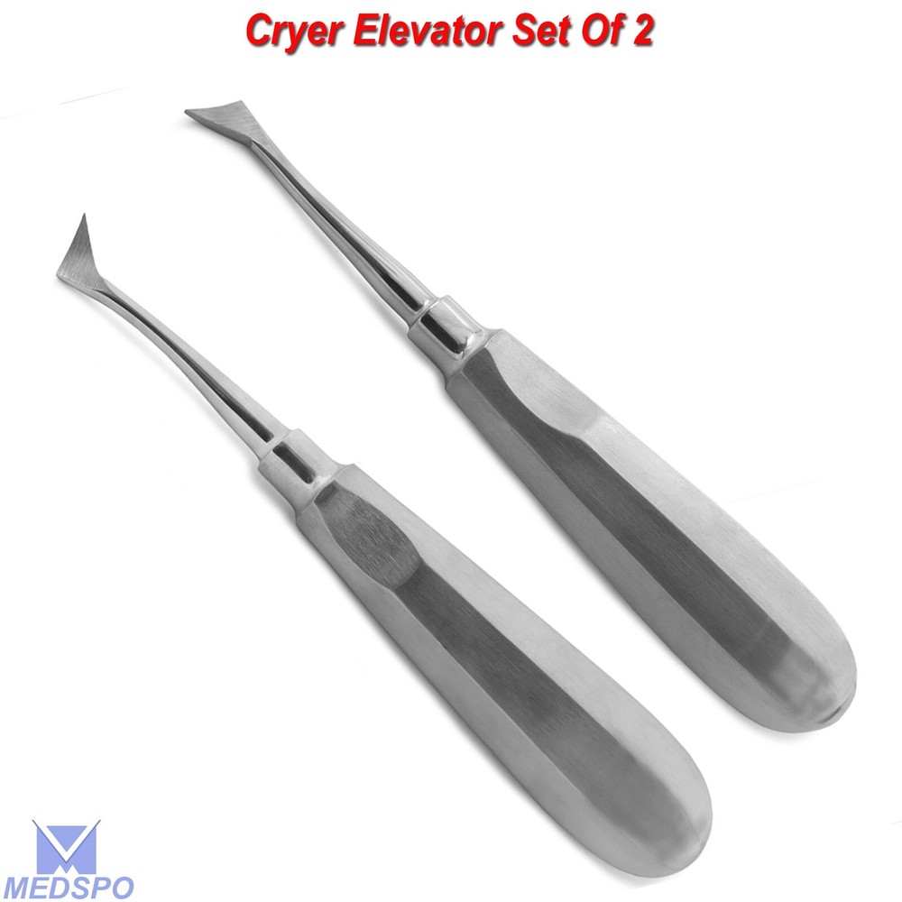Dental Surgery Lifter Root Elevator Tooth Extraction Root Cryer Elevator Set CE