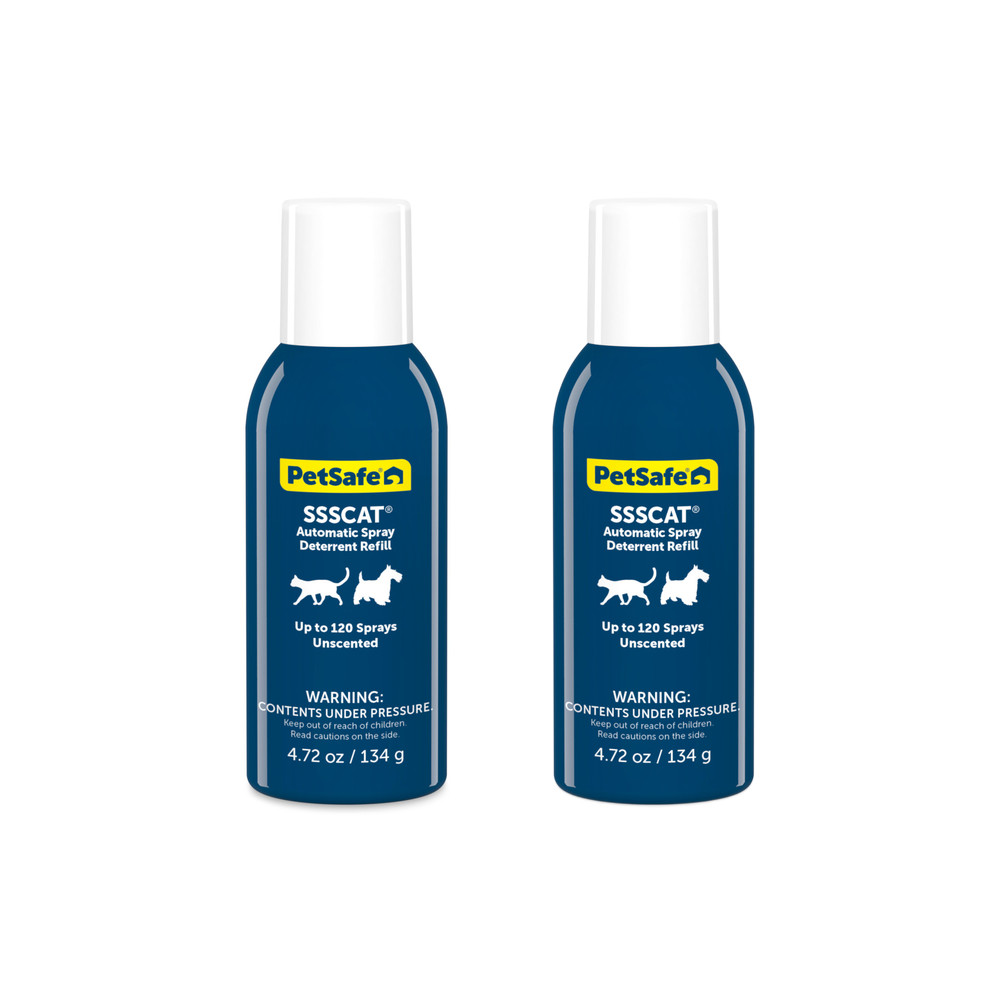 PetSafe SSSCat Spray Deterrent Refill 4.72oz Can, PPD00-17791 (2-Pack)