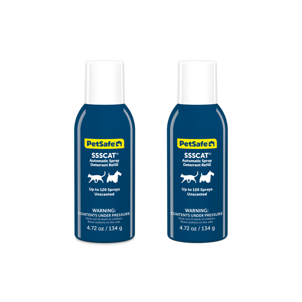 PetSafe SSSCat Spray Deterrent Refill 4.72oz Can, PPD00-17791 (2-Pack)