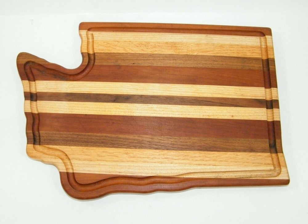 WASHINGTON STATE SHAPED CUTTING / SERVING BOARD 19" X 13"