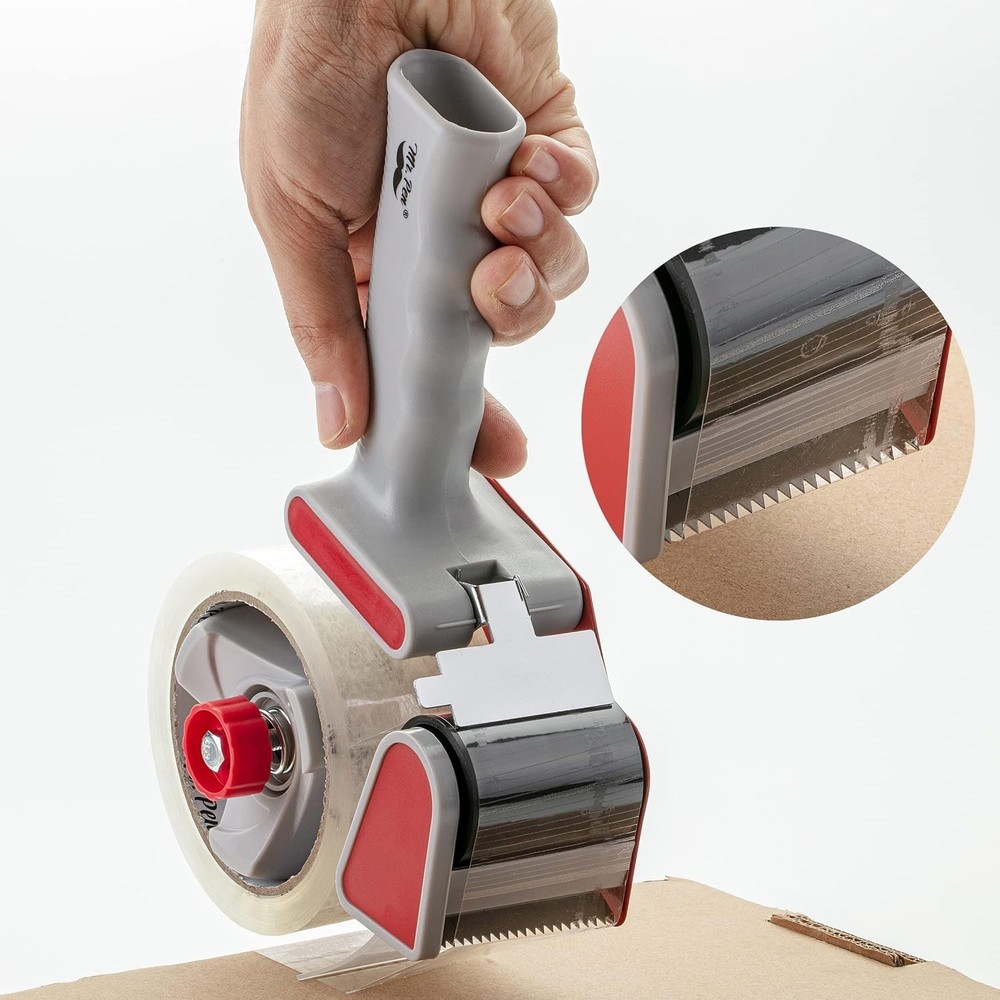 4-Pack Clear Packing Tape Dispenser Gun
