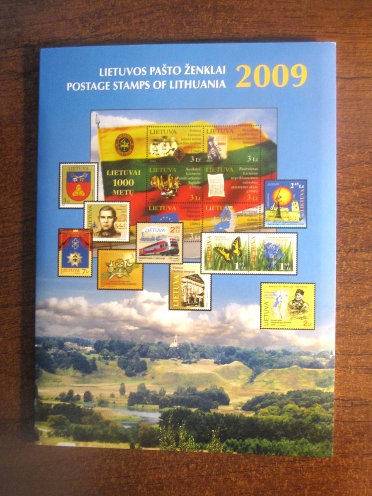 2009 LITHUANIA STAMPS OFFICIAL YEAR SET