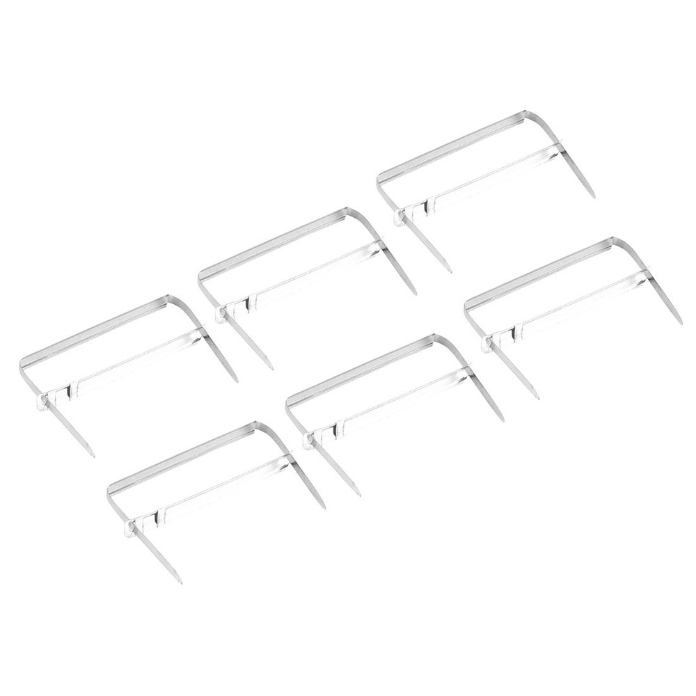 50 x Metallic Organizer Binder Documents Binding Clips Paper Fasteners