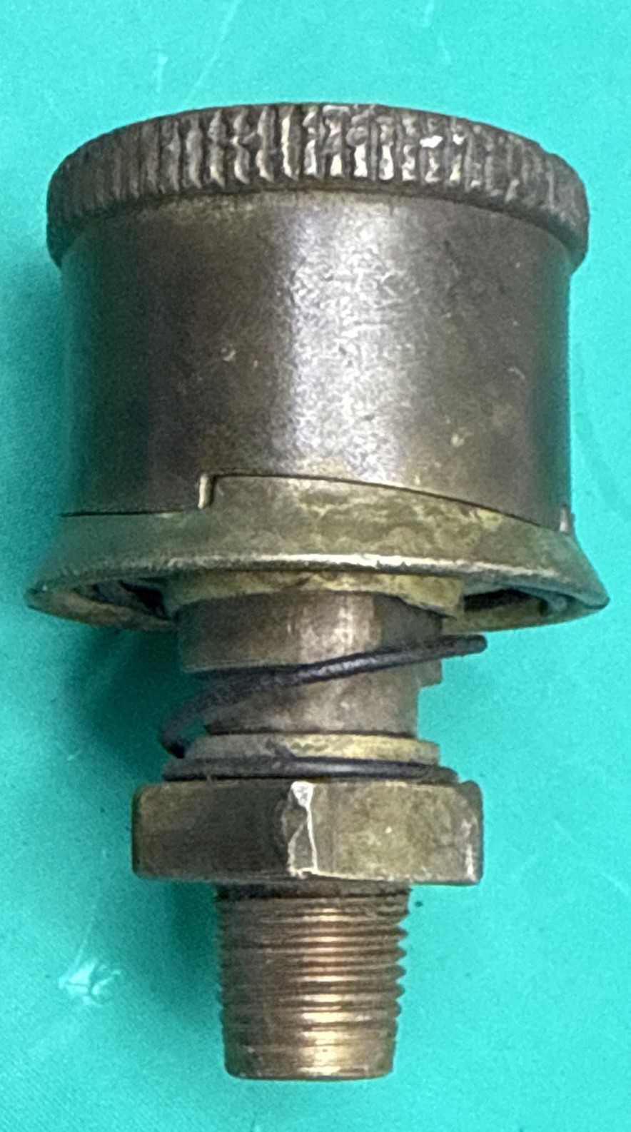 Vintage Lunkenheimer 1/4” Brass Grease Cup Oiler Gits No.00 Hit Miss Engine