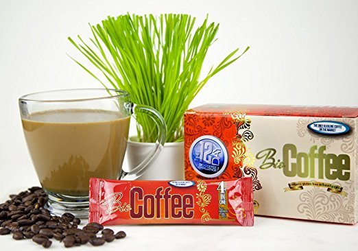 BIO COFFEE THE HEALTHIEST COFFEE IN THE WORLD -16 SACHETS IN EACH BOX -2 OR MORE