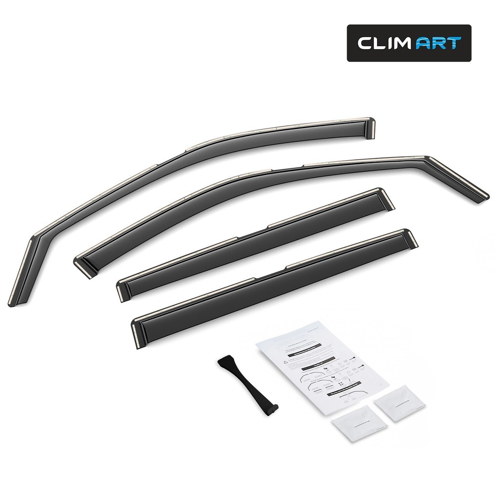 Side Window Deflectors Rain Guards for 2017-2026 Jeep Compass SHATTERPROOF