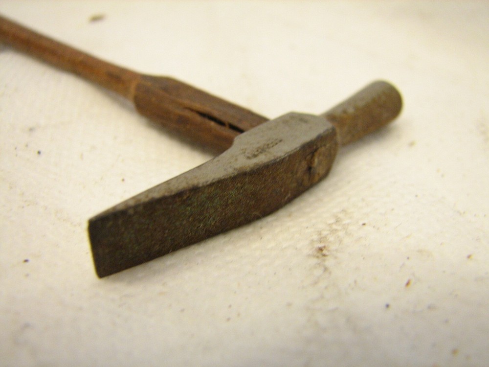Antique Tiny German Jeweler Watch Makers Silversmith Hammer Tool Delicate Work