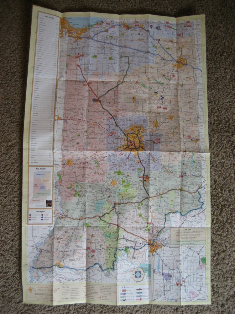 INDIANA, Travel / Road Map, 2012