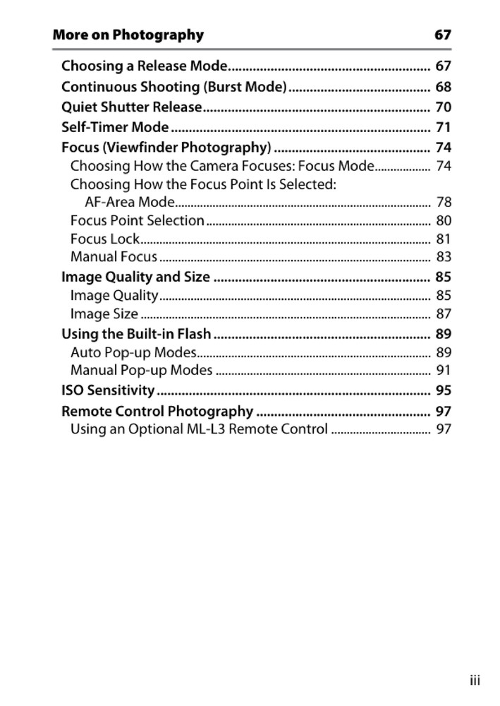 Nikon D3300 — User Reference Manual Guide — 1/2 Size, 5.5" x 8.5" Small Compact