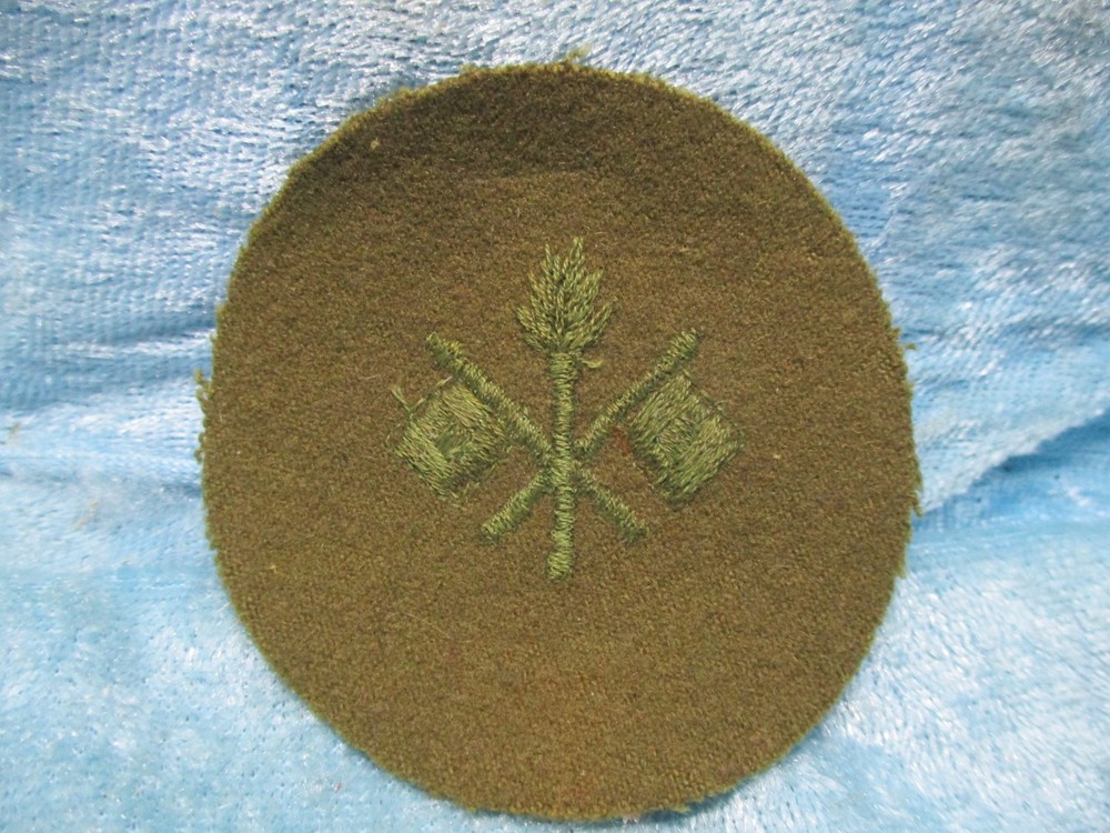 Signal Corp Military Patch