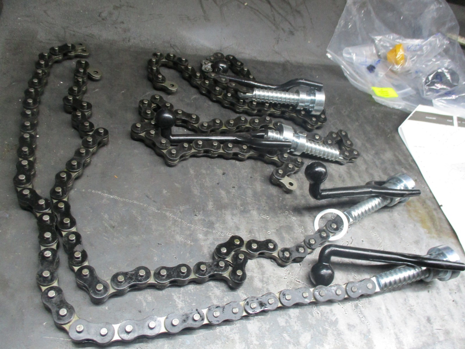 2 GREENLEE TUGGER TIE DOWN CHAINS