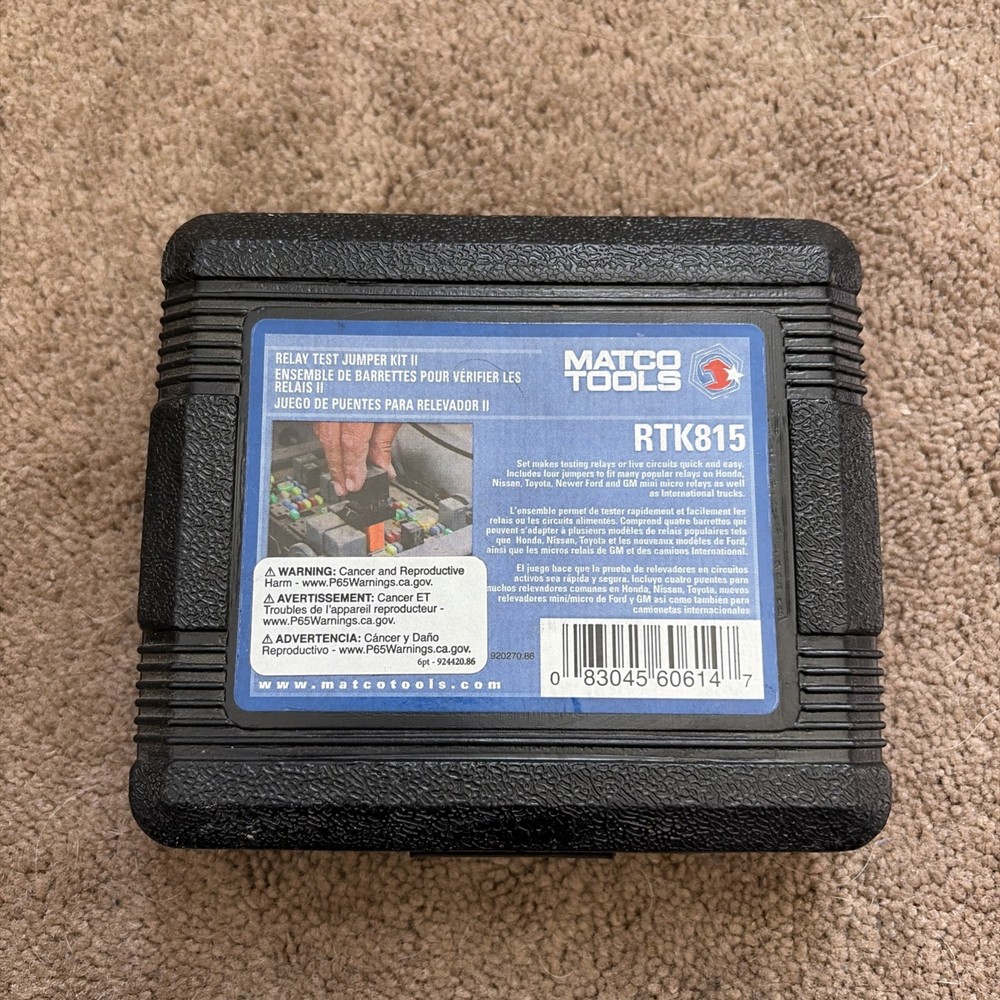 Matco RTK815 Relay Test Jumper Kit II