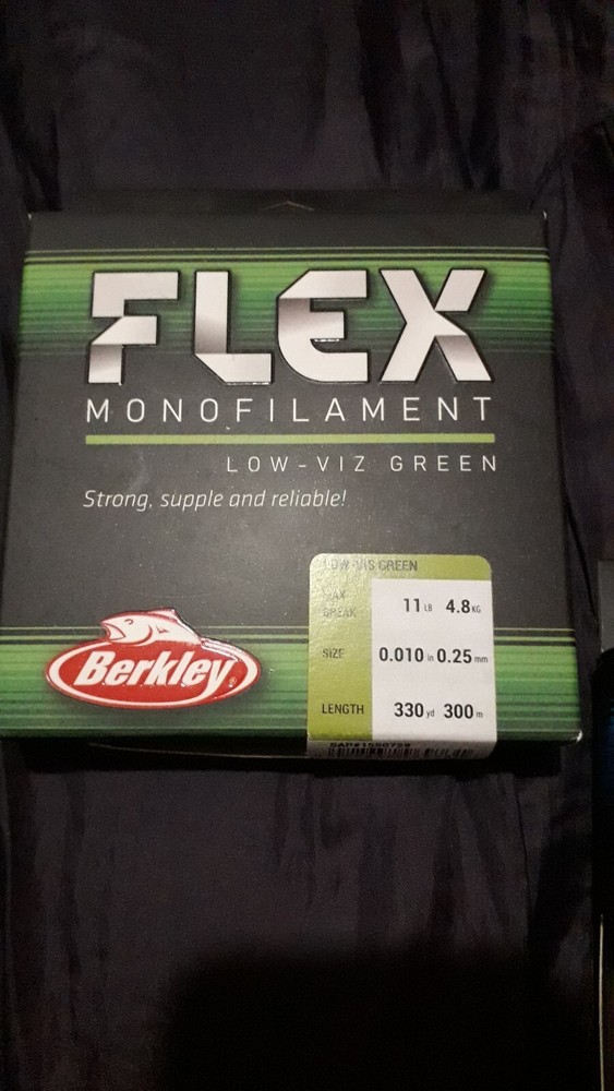 Berkley flex Monofilament 2 Spools Unused.