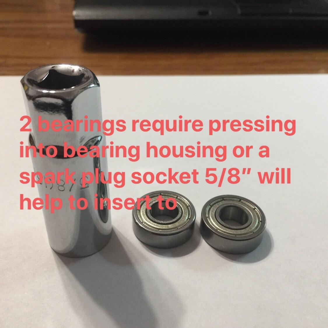 2 pieces Waring bearing 018386+V-seals REBUILD KIT for cb6 cb10 cb15 blender