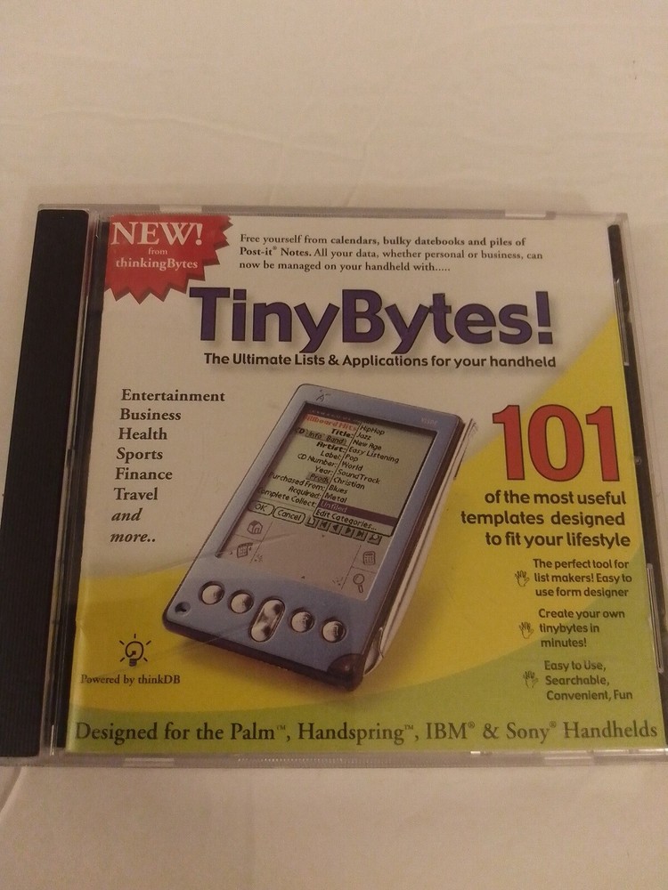 Tiny Bytes The Ultimate Lists And Applications For Your Handheld For Palm OS