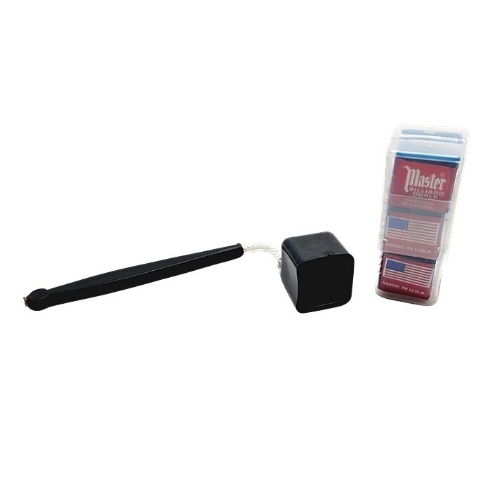 Pool Chalk Holder & 3 Pieces Master Chalk with Chalk Protector Case Billiards