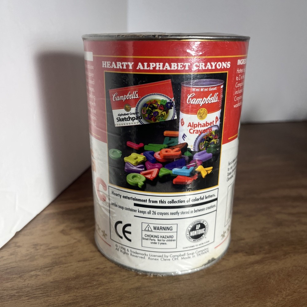 Campbells Alphabet Crayons Brand New