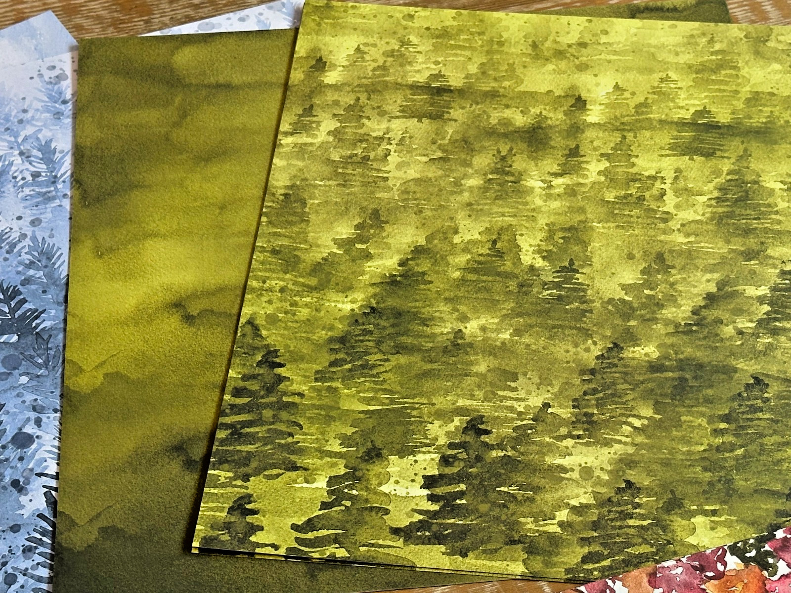 Stampin' Up DSP Fine Art Floral, Beauty of the Earth, You're a Peach DSP 12 x 12