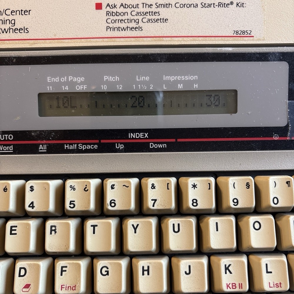 Smith Corona XD-5600 Electronic Memory Typewriter, Pre-Owned, Tested.