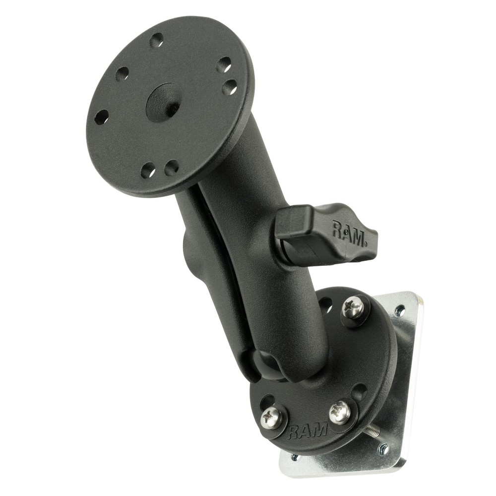 RAM-B-101U-225B2  RAM Double Ball Mount with Backing Plate...