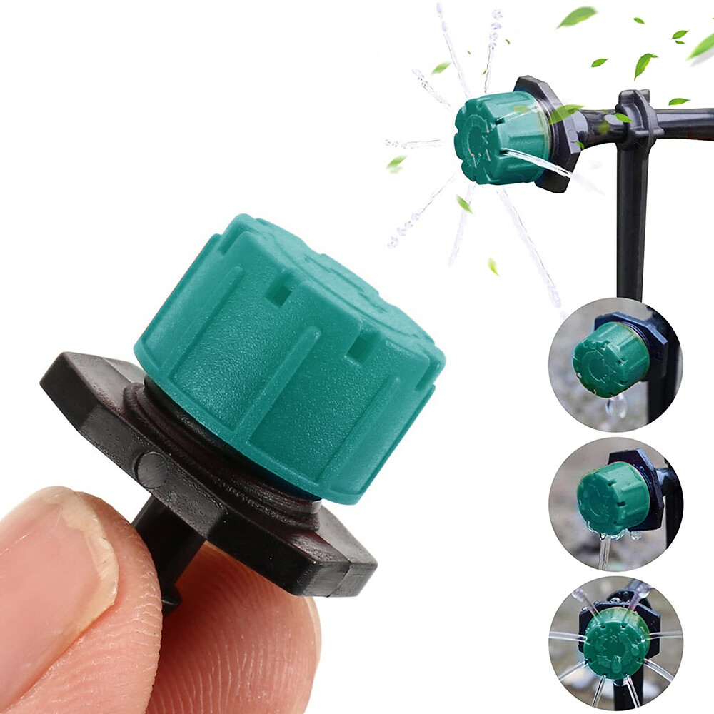 Adjustable Emitter Dripper Micro Drip Irrigation Sprinkler Watering System Lot