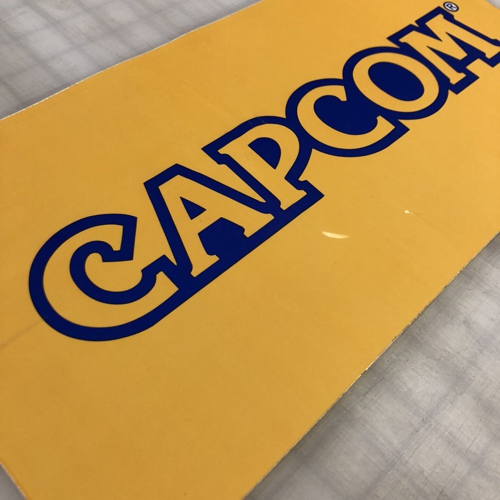 Capcom Logo Side Art Set Arcade Game - Premium 3M Film