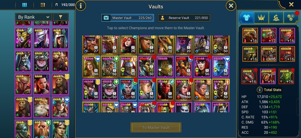 Raid: Shadow Legends Account with High-Level Champions & Vault Collection