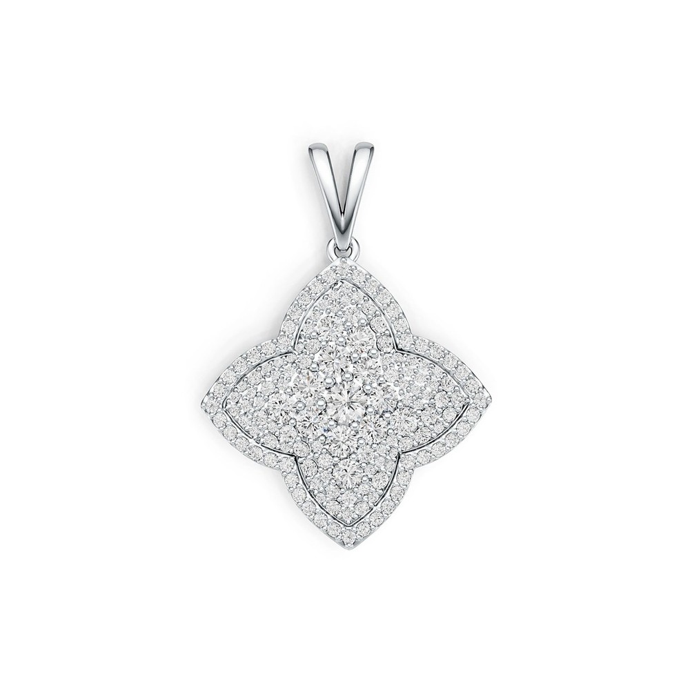 Sterling Silver Semi Mount Pendant Setting Round RD 3.5mm