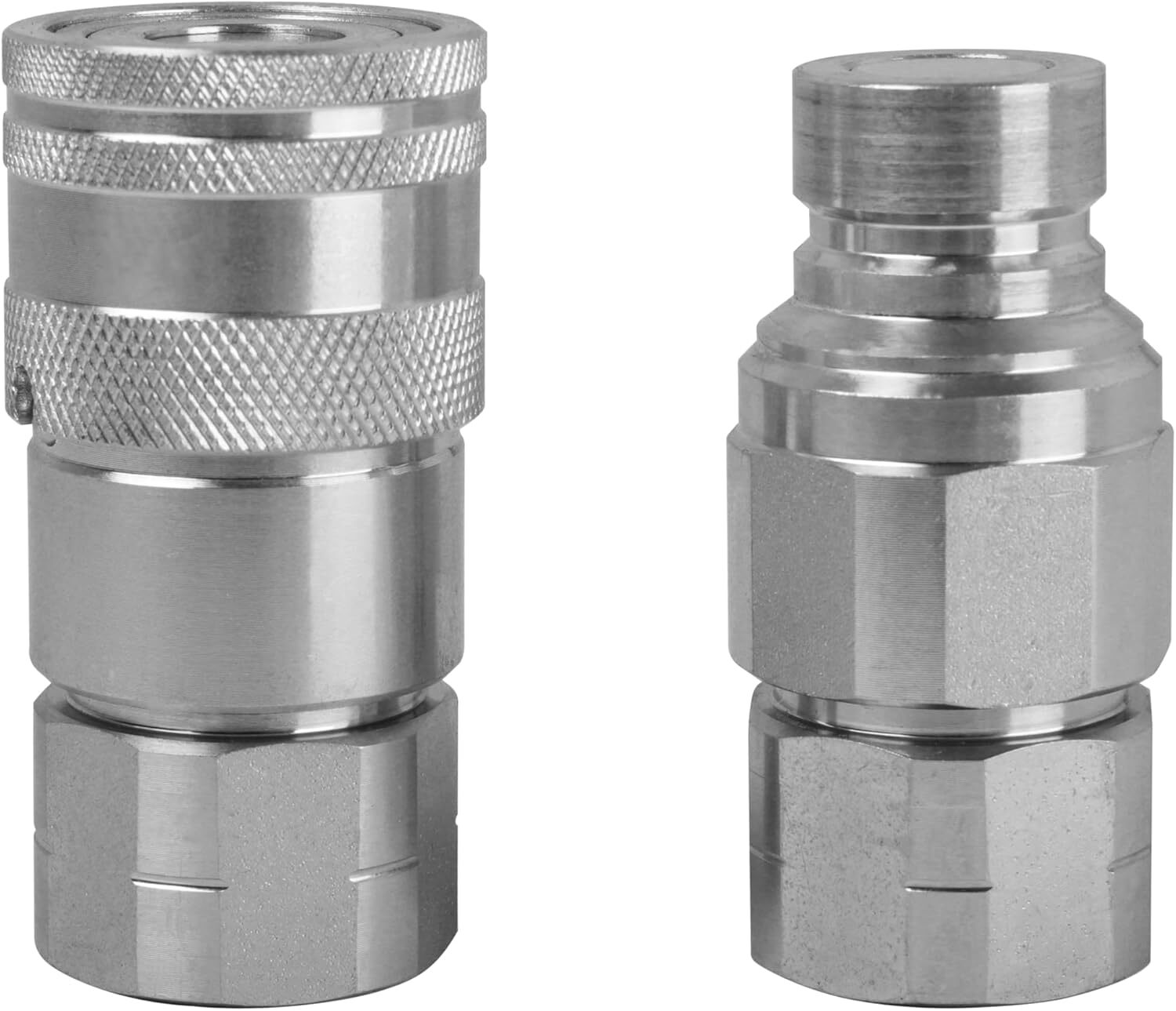 1/2 NPT Flat Face Hydraulic Quick Connect Coupler Coupling Set Skid Steer Bobcat