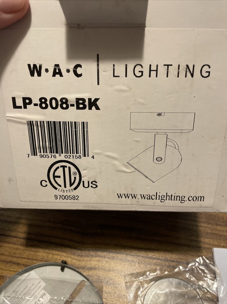 NEW WAC LIGHTING LP-808-WT HALOGEN SURFACE MOUNT LOW VOLT *READ*