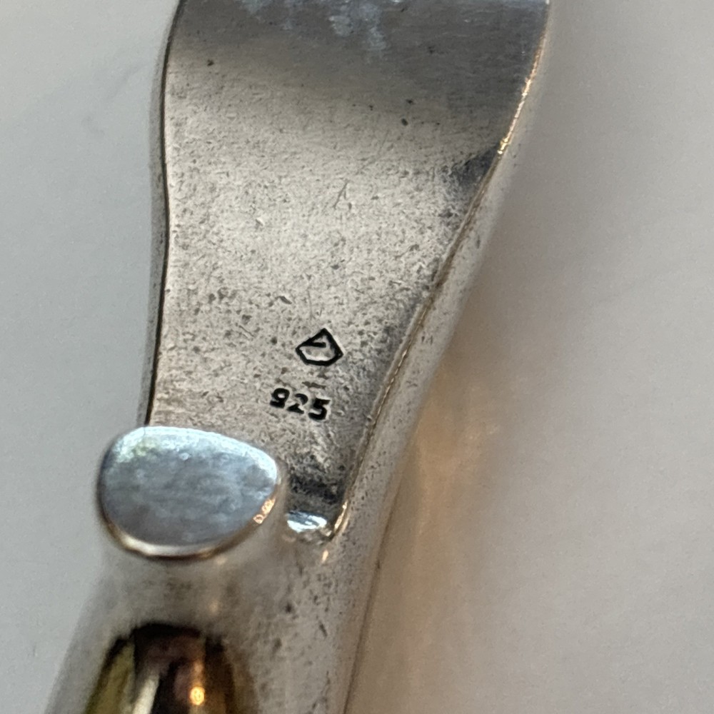 Sterling 925 Edwardian Miniature Shoe