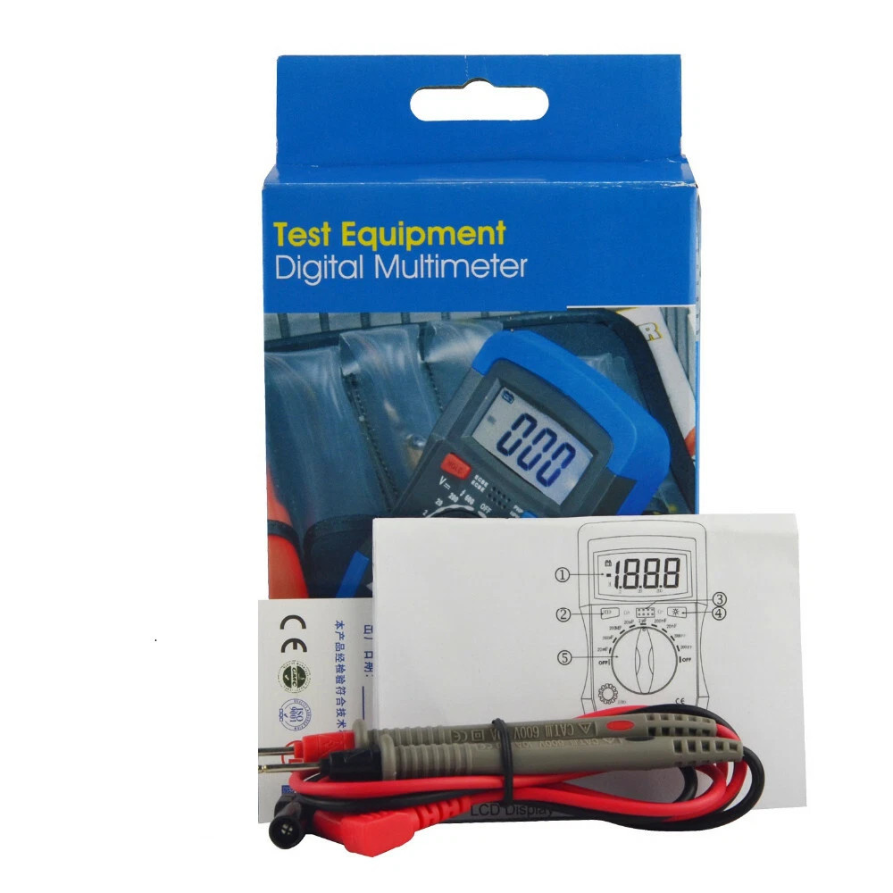 Professional Digital Capacimeter Multimeter 36D LCD Tester Capacitors 20mF