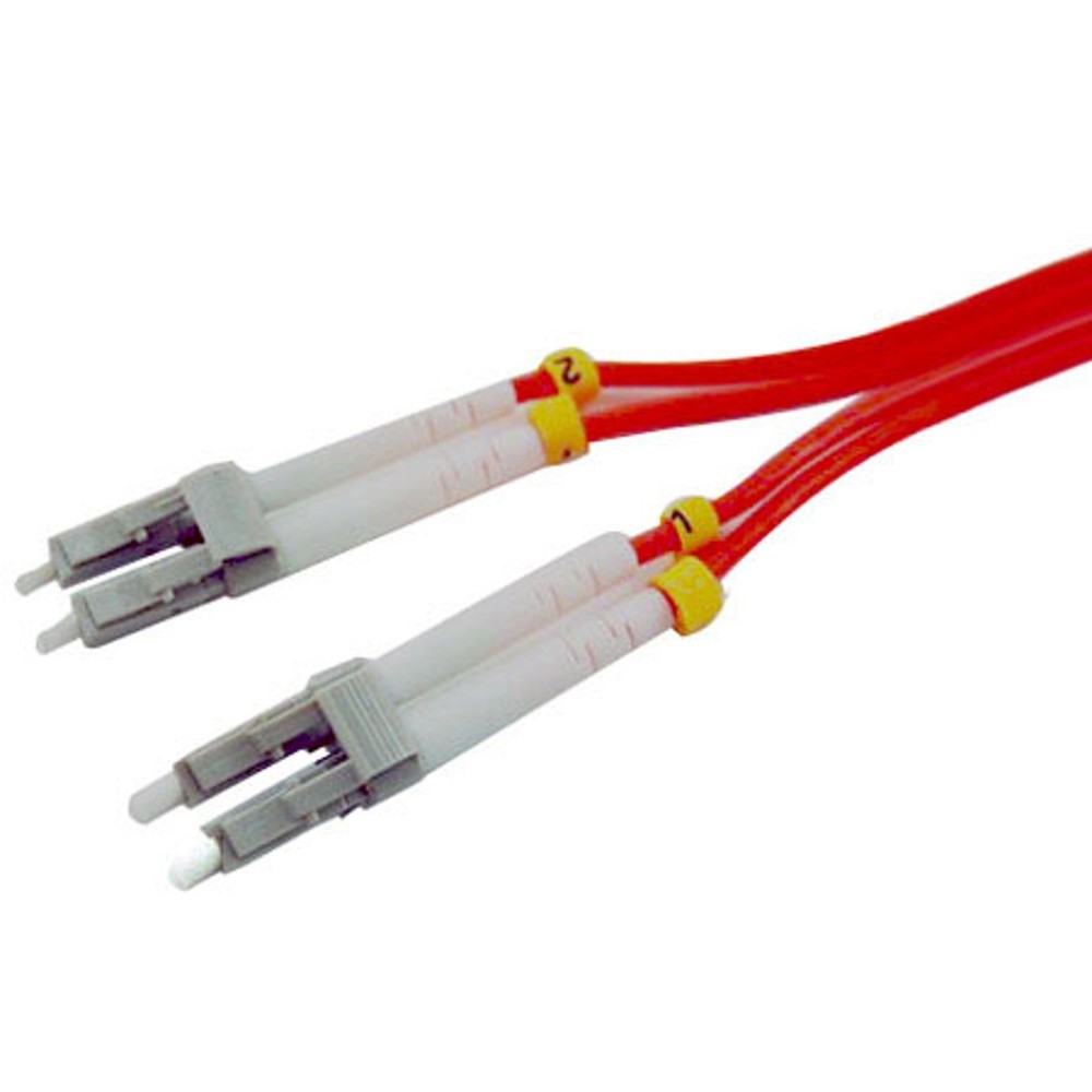 Comprehensive 6.5' LC MM Duplex 62.5/125 Multimode Fiber Optic Patch Cable, PVC