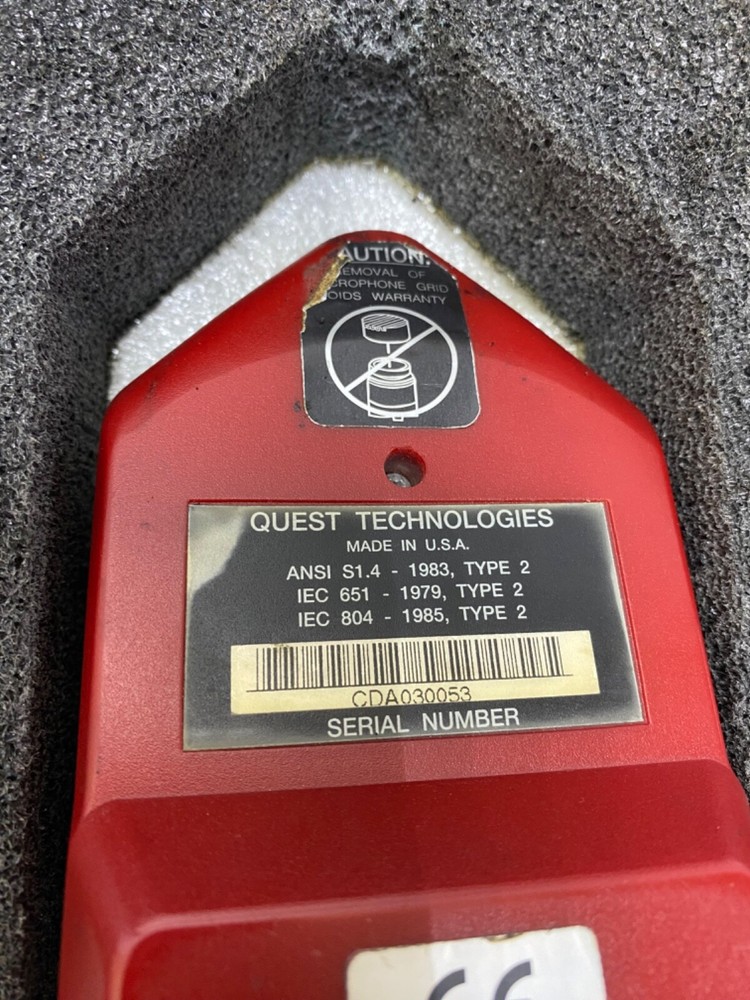 Quest Technologies 2900 Integrating Logging Sound Level Meter
