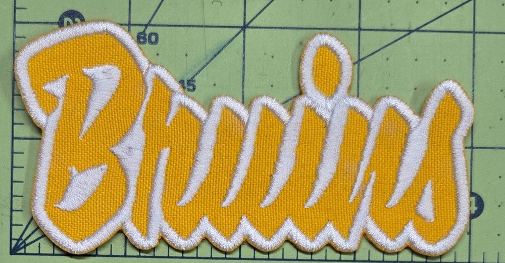 UCLA Bruins Text Embroidered Applique Iron On Patch Various Sizes Customize