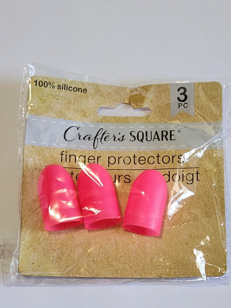 Silicone Fingertip Protectors - 3 pack- New