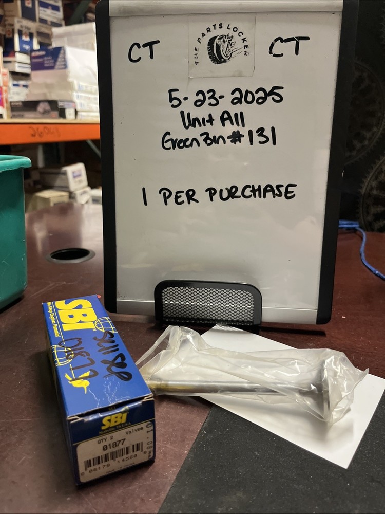 SBI Intake Valve 01877 (1 Per Purchase)