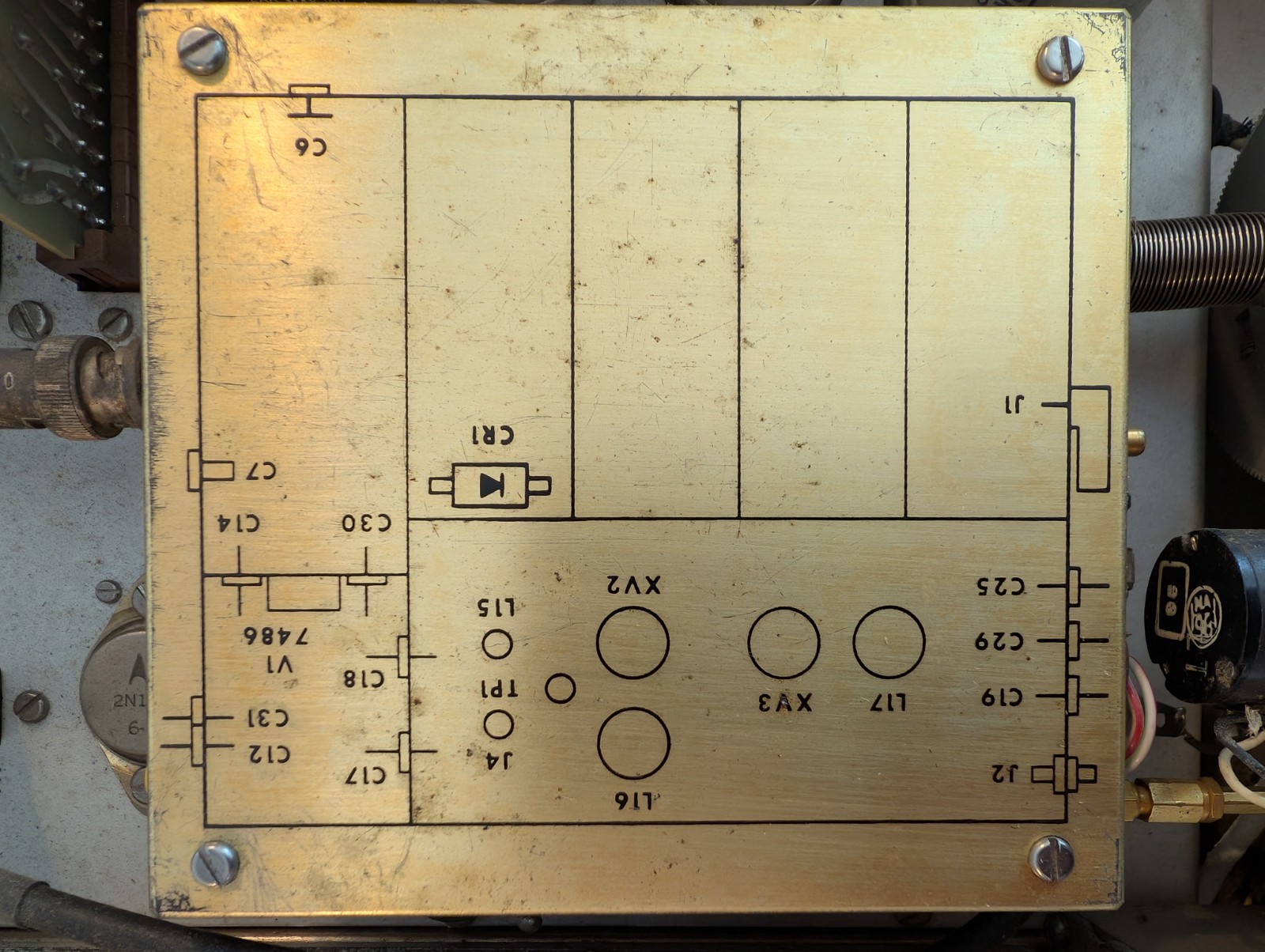 Vintage 1960s CEI Communication Electronics Inc Model UT-1000C-1 UHF Tuner