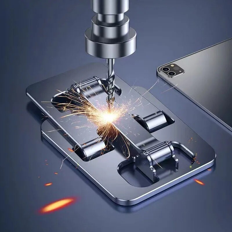 Universal Adjustable Metal Desk Tabletop Phone iPad Tablet Stand Foldable LOT